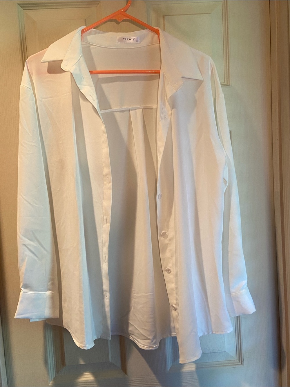 Men's White Dress Shirt - Classic Button-Up